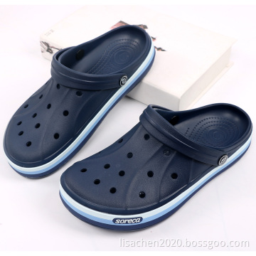 Hot Sale Simple style EVA Men Garden Clogs shoe With Hole For Beach